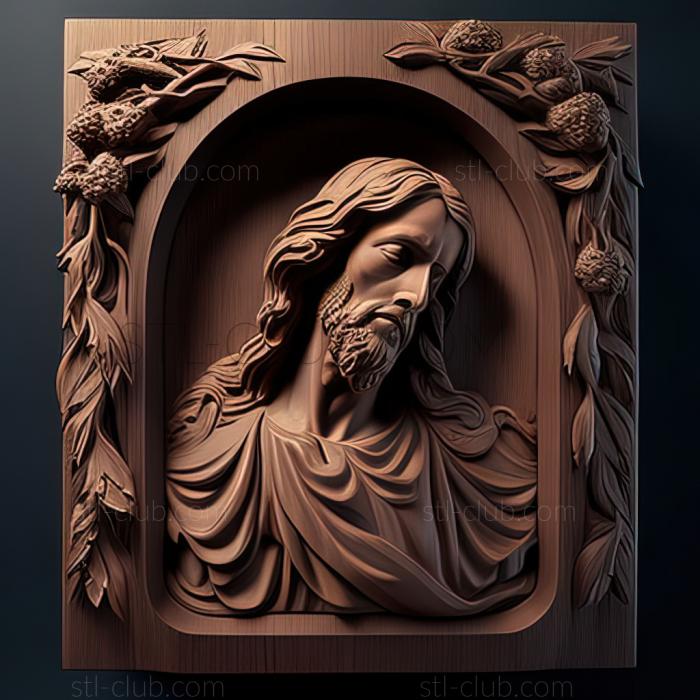 3D model st jesus (STL)